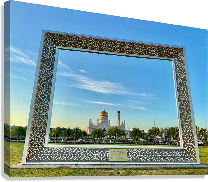 Omar Ali Saifuddien Mosque Collection Brunei 6 Canvas Print
