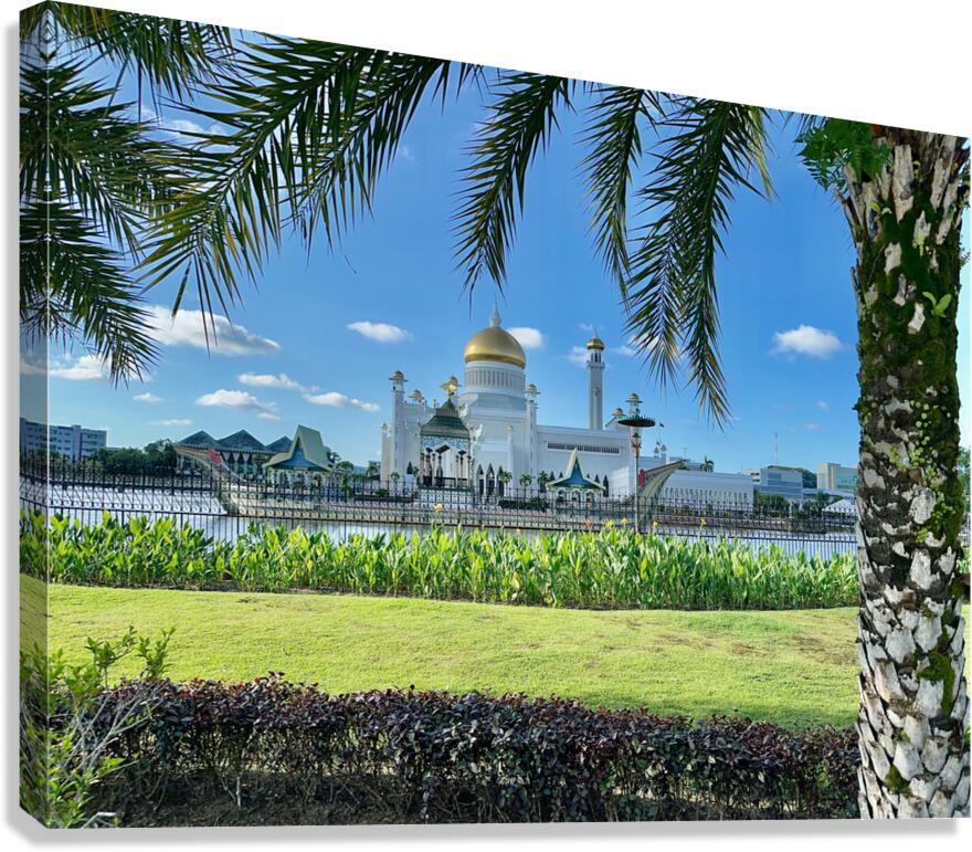 Omar Ali Saifuddien Mosque Collection Brunei 3 Canvas Print