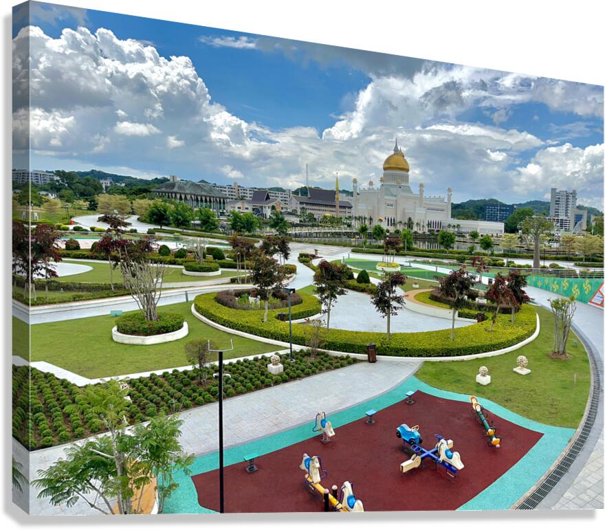 Omar Ali Saifuddien Mosque Collection Brunei 7 Canvas Print