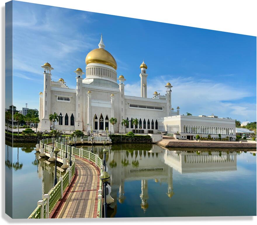 Omar Ali Saifuddien Mosque Collection Brunei 11 Canvas Print