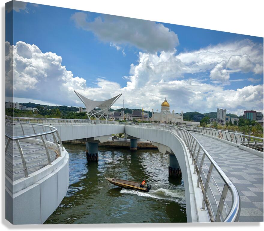 Omar Ali Saifuddien Mosque Collection Brunei 8 Canvas Print