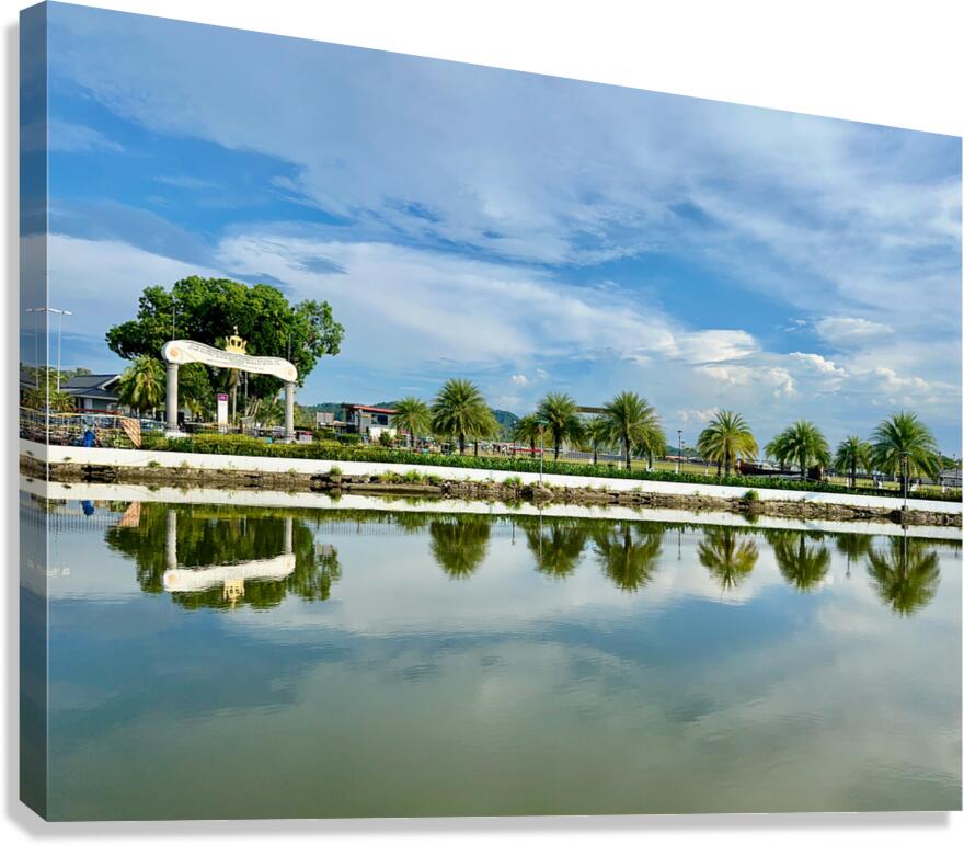 Omar Ali Saifuddien Mosque Collection Brunei 10 Canvas Print