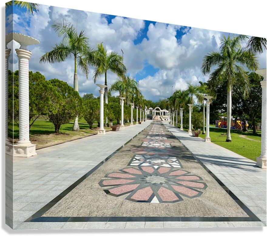 Taman Jubli Perak Monument in Bandar Seri Begawan Brunei 2 Canvas Print