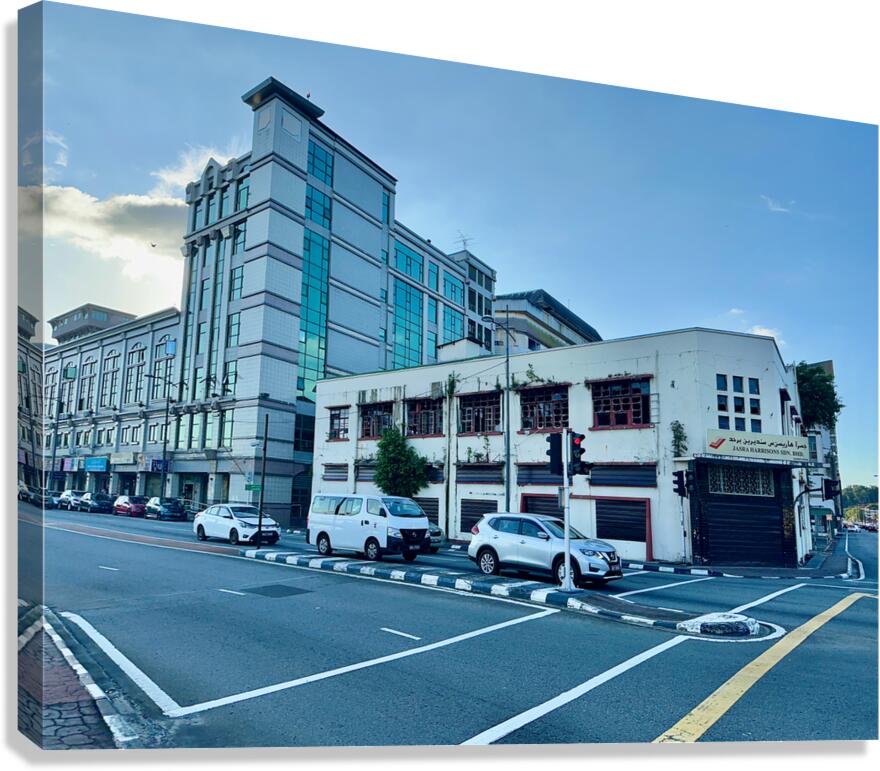Streets of Bandar Seri Begawan Brunei Canvas Print