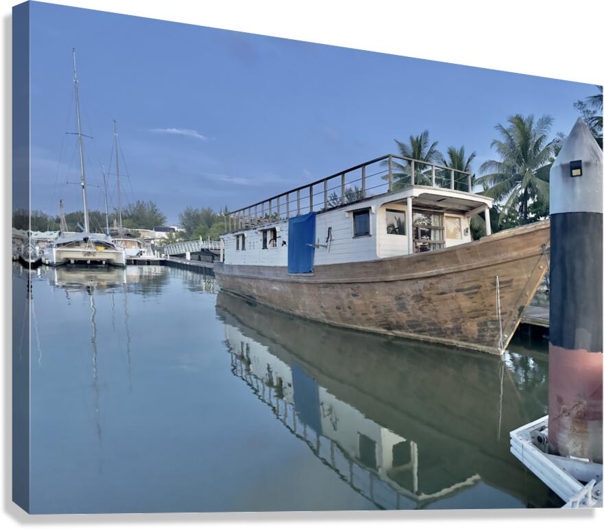 The Marina in Miri 2 Canvas Print