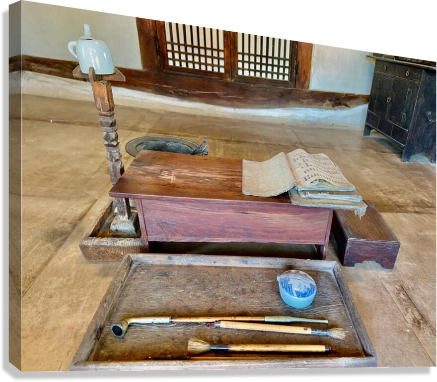 Ancient Writing Room Seoul South Korea Canvas Print