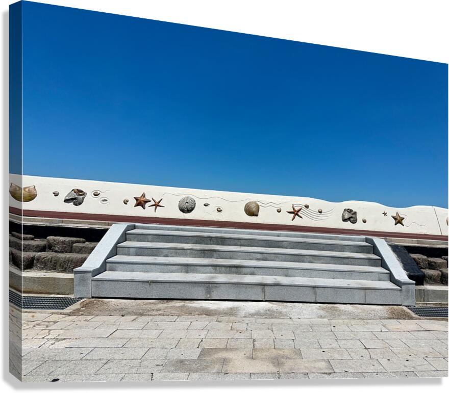 Boardwalk Jeju South Korea 1 Canvas Print