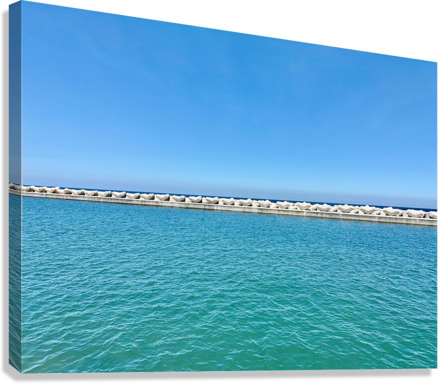 Boardwalk Jeju South Korea 3 Canvas Print