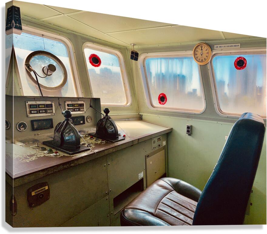 Army Boat Cabin Seoul South Korea  Canvas Print