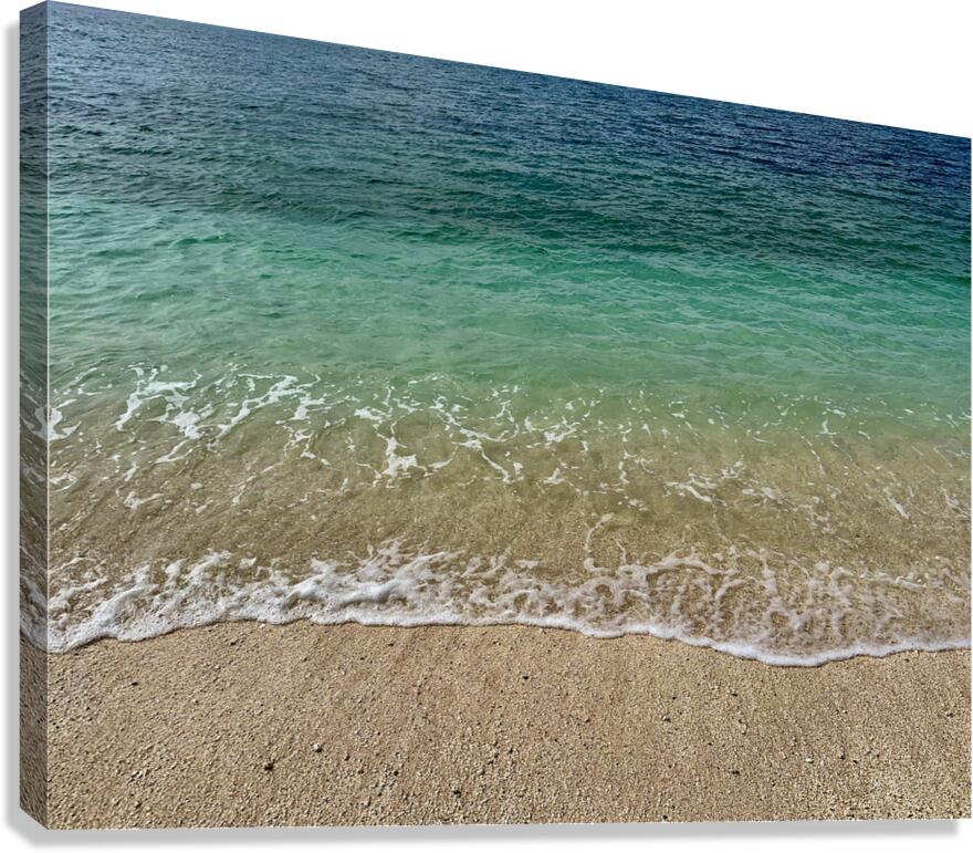 Beach Color Gradient Udo South Korea Canvas Print