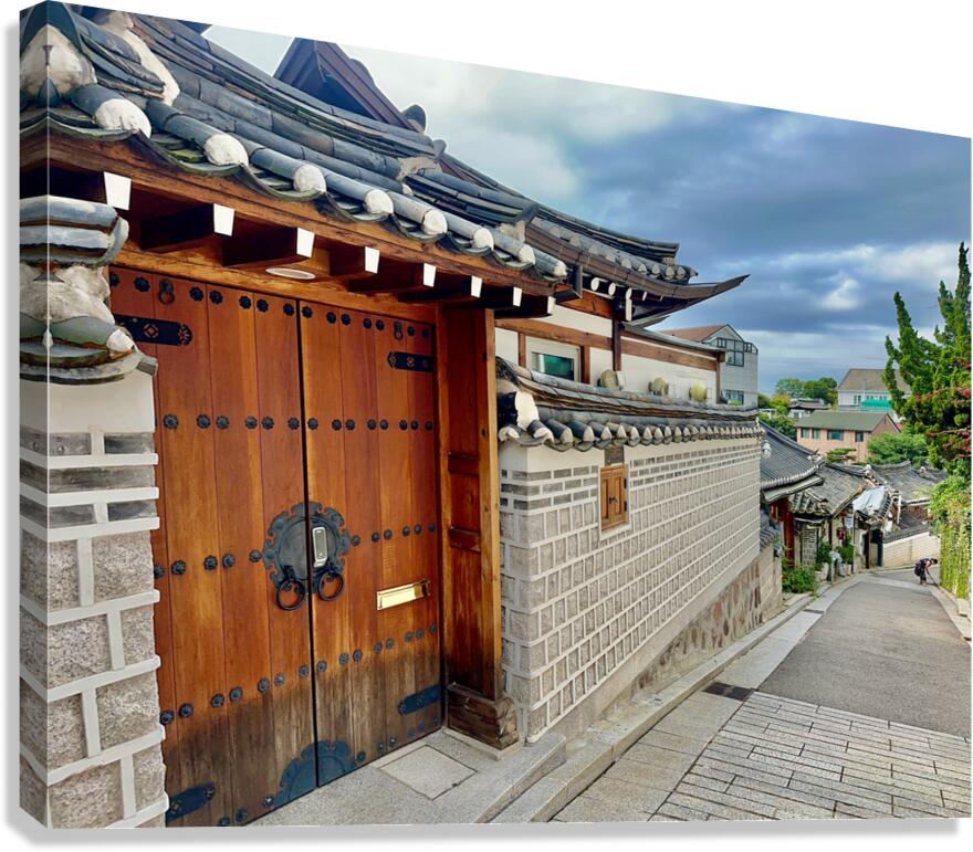 Bukchon Hanok Village Seoul Korea 6  Canvas Print