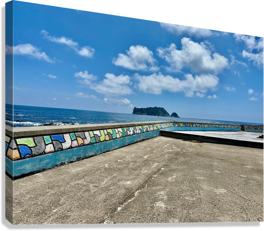Colorful Wall Jeju South Korea Canvas Print
