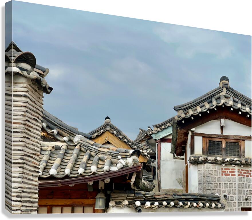 Bukchon Hanok Village Seoul Korea 8  Canvas Print