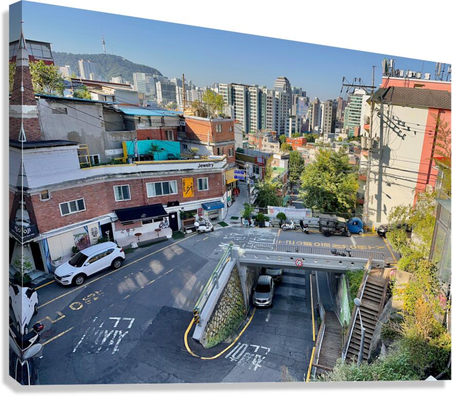 Ihwa Mural Village Seoul Korea 13  Canvas Print