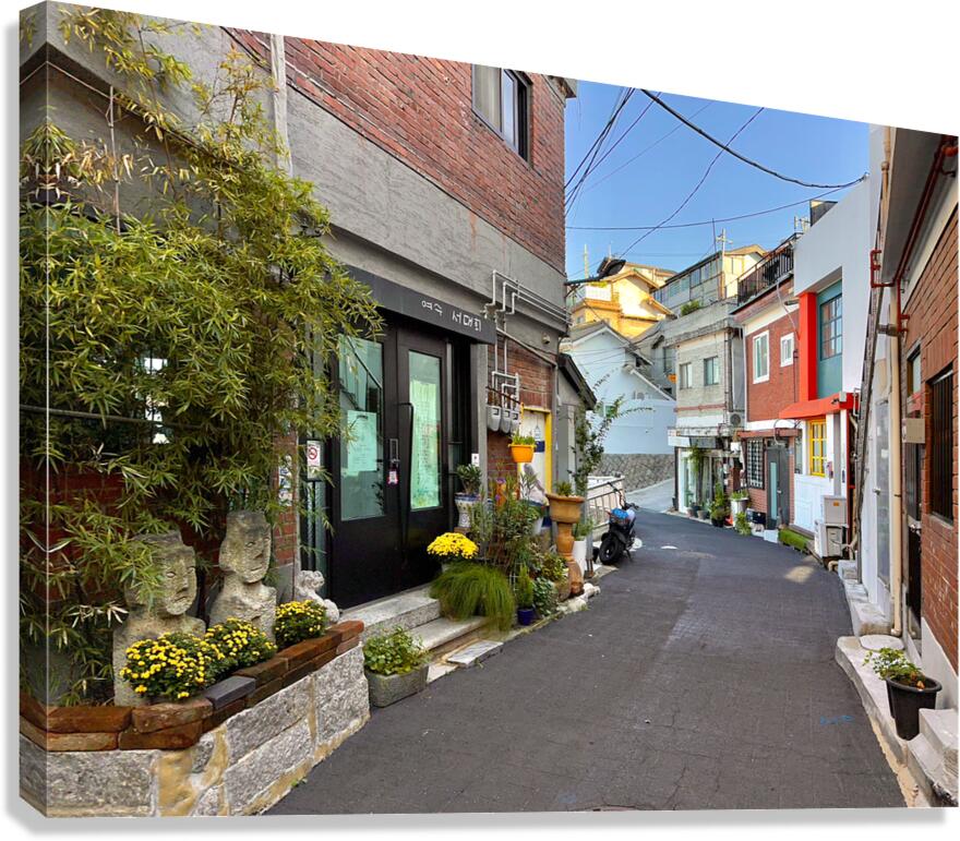 Ihwa Mural Village Seoul Korea 8 Canvas Print