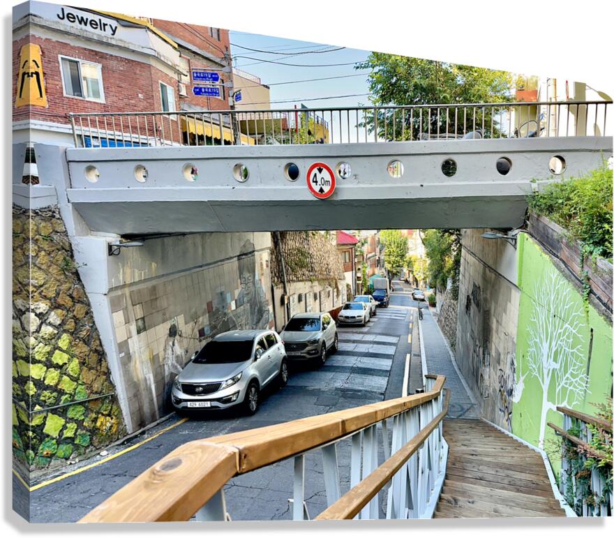 Ihwa Mural Village Seoul Korea 12 Canvas Print