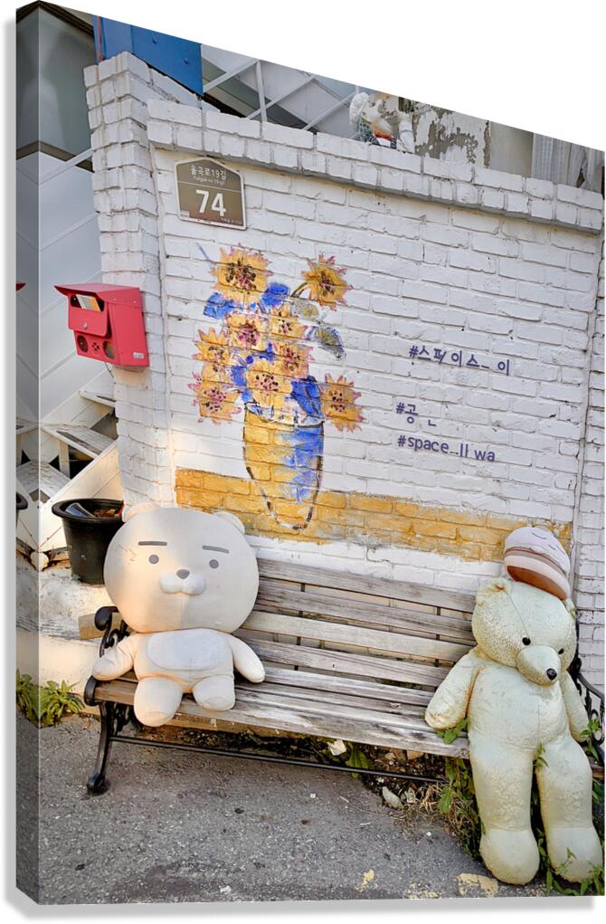 Ihwa Mural Village Seoul Korea 3  Canvas Print