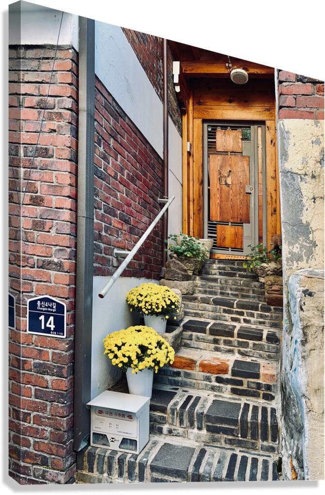 Ihwa Mural Village Seoul Korea 7 Canvas Print