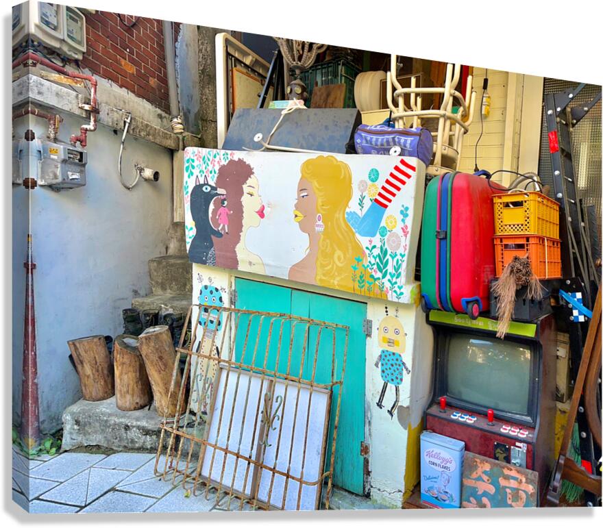 Ihwa Mural Village Seoul Korea 9 Canvas Print