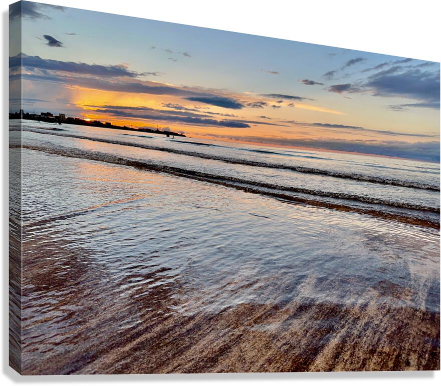 Samyang Beach Sunset Jeju South Korea 3 Canvas Print