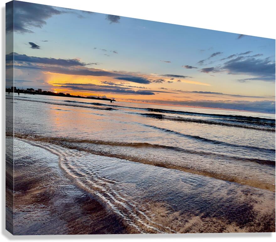 Samyang Beach Sunset Jeju South Korea 2 Canvas Print
