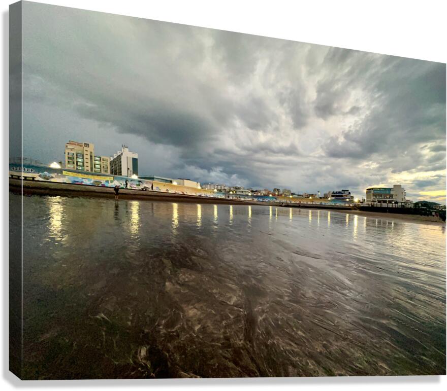Samyang Beach Sunset Jeju South Korea 8 Canvas Print