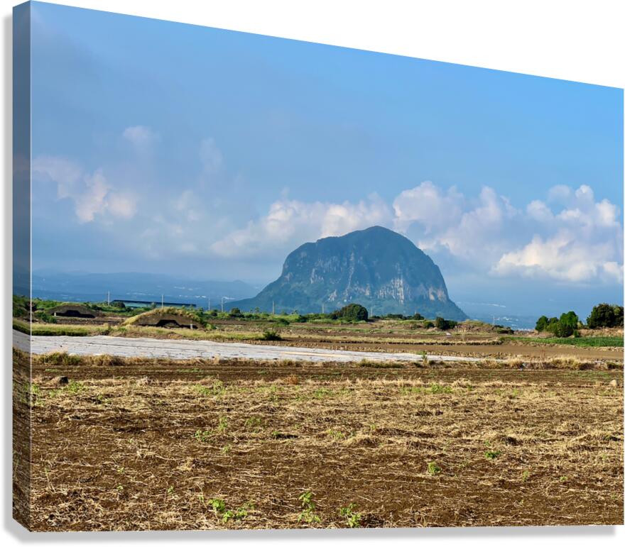 Sanbangsan Mount Jeju South Korea 1 Canvas Print