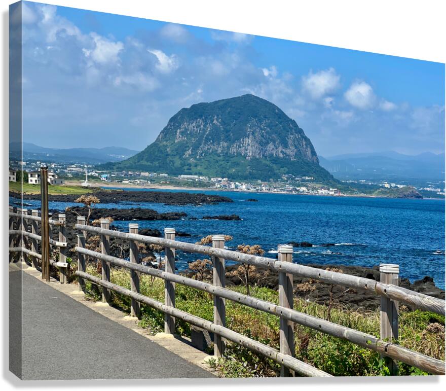 Sanbangsan Mount Jeju South Korea 2 Canvas Print
