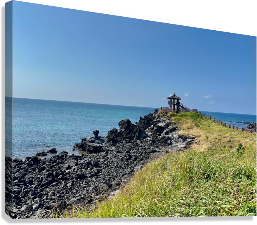 The Gazebo Jeju South Korea Canvas Print