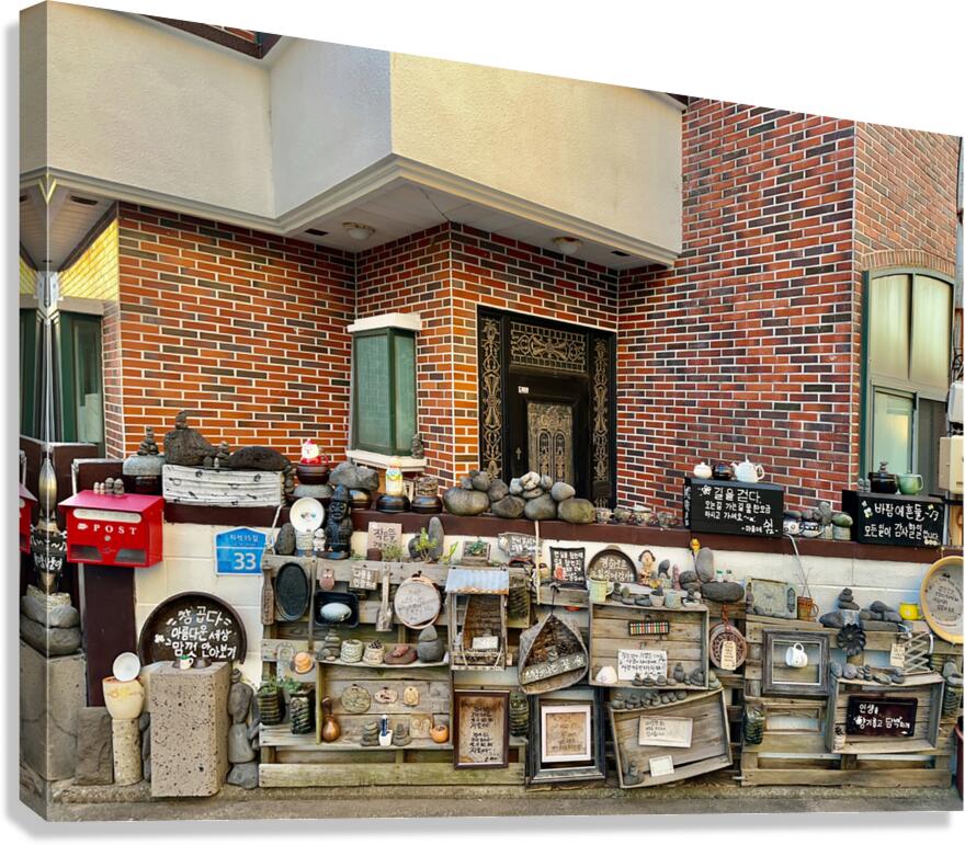 Welcome to my Home Jeju South Korea Canvas Print