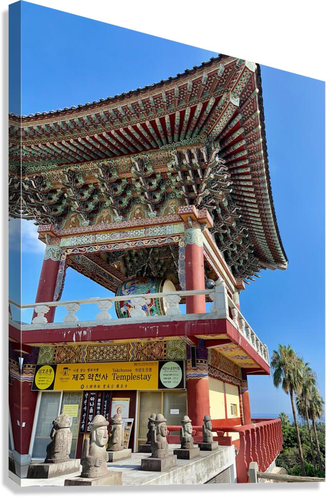 Yakcheonsa Temple Jeju South Korea 2 Canvas Print