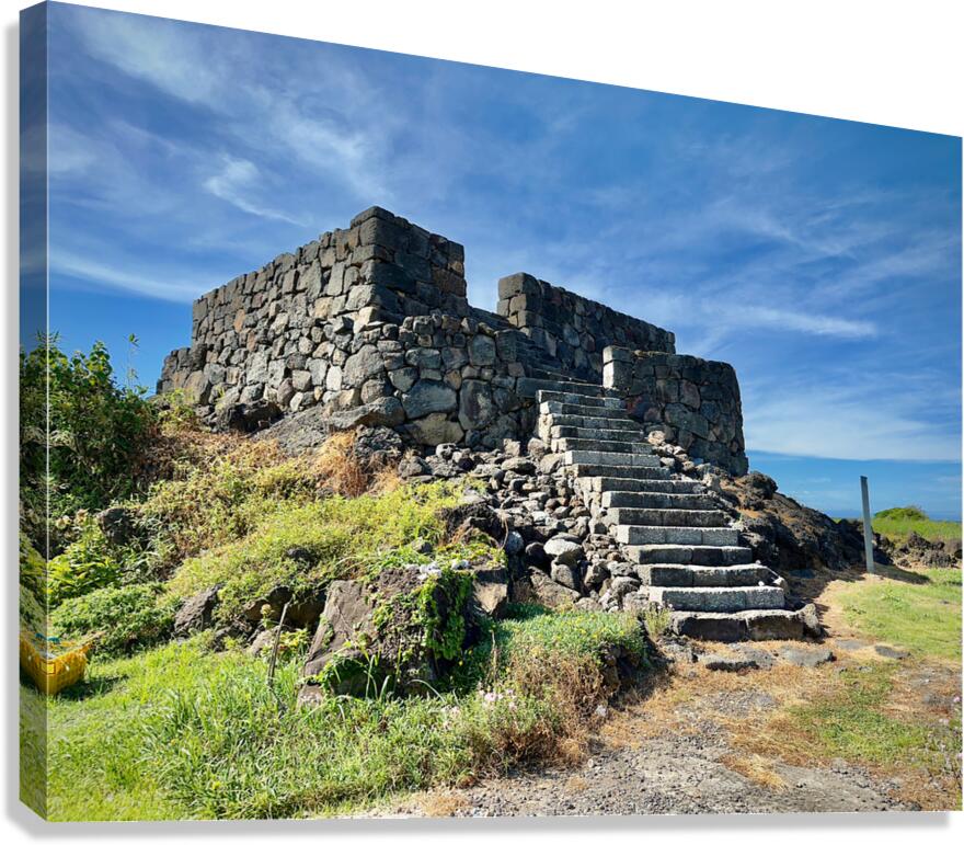 The Little Fort Jeju South Korea Canvas Print