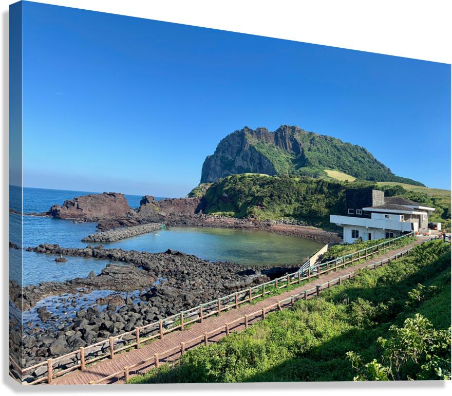 Seongsan Ilchulbong Jeju South Korea 5 Canvas Print