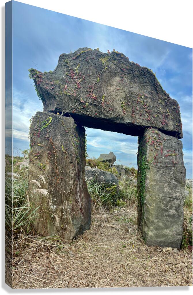 Stone Park Jeju South Korea 8 Canvas Print