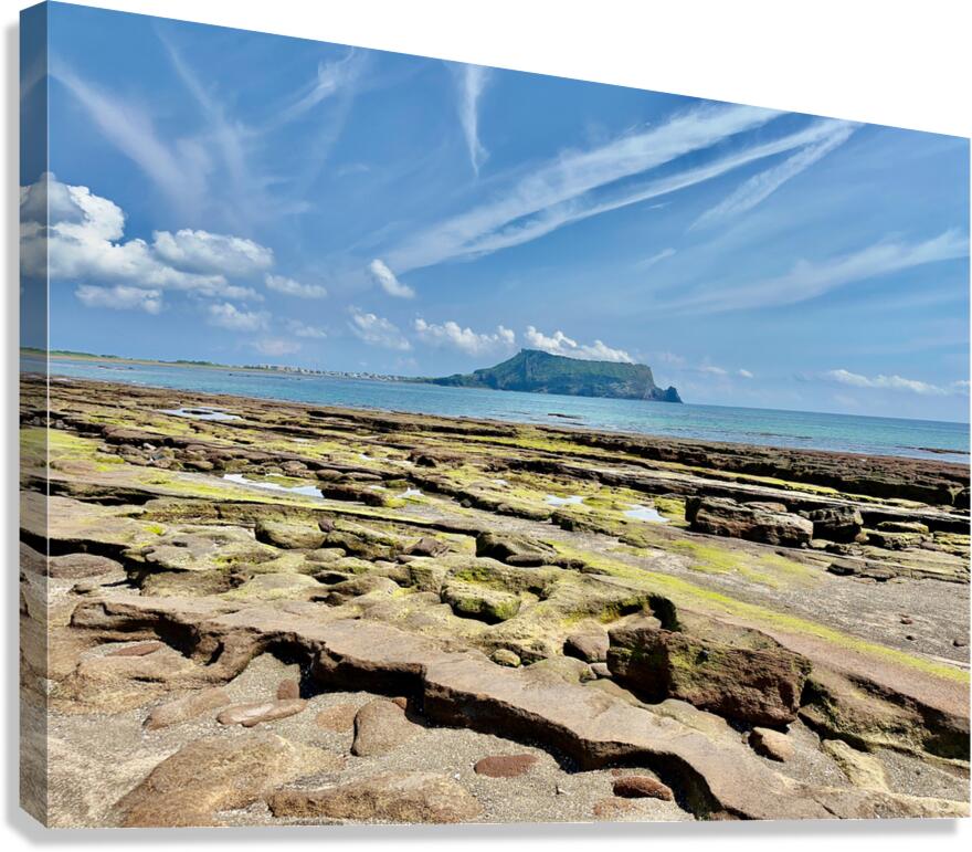 Seongsan Ilchulbong Jeju South Korea 2 Canvas Print