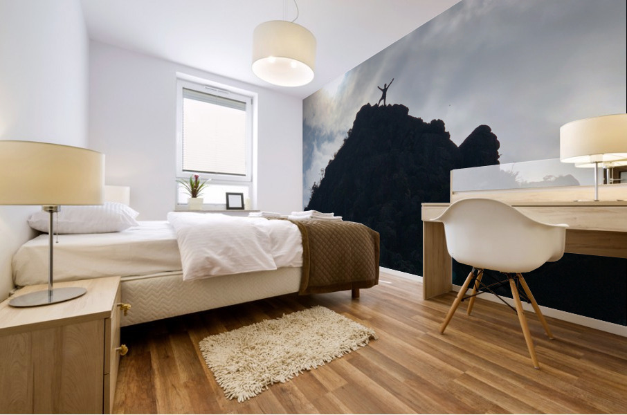 King of the Hill Mural print