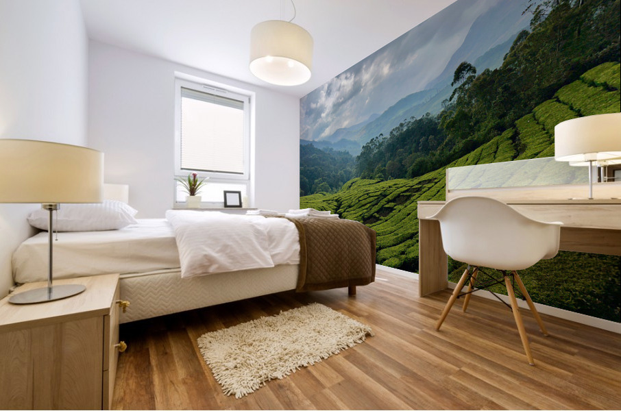 Tea Plantations 5 Mural print