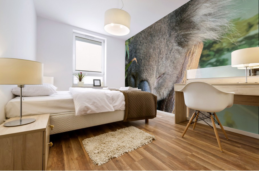 Sleep Well Koala Mural print