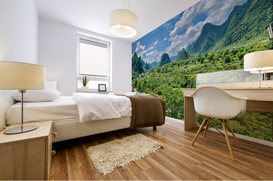 Mountain Valley Mural print