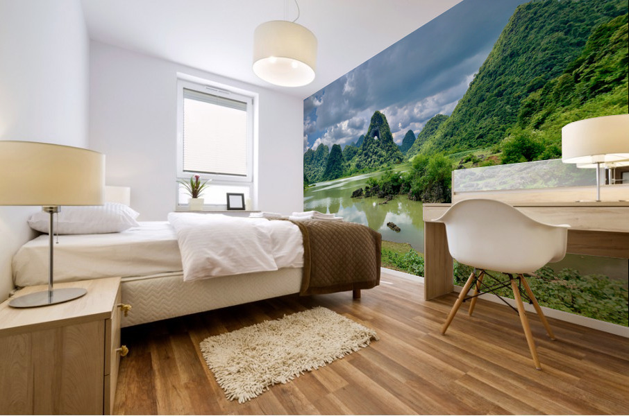 Angel Eye Mountain Mural print