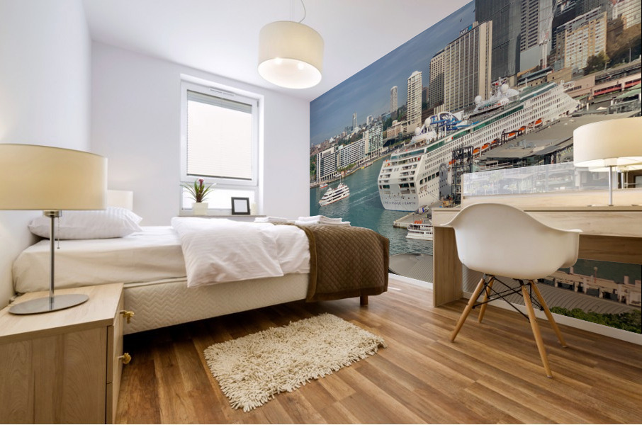 The Harbour Mural print