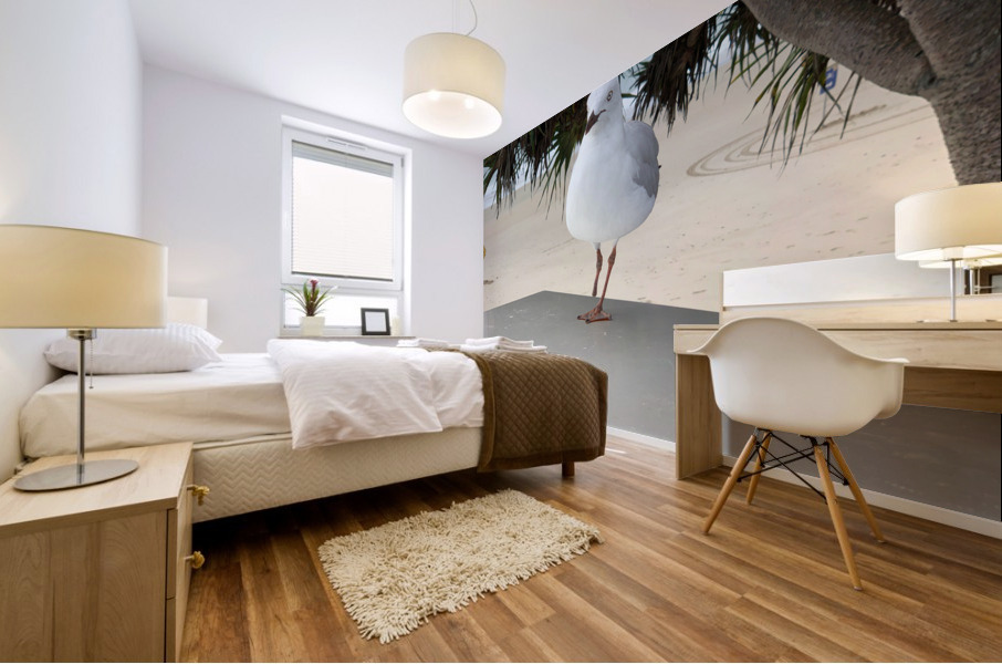 One Leg Balance Mural print