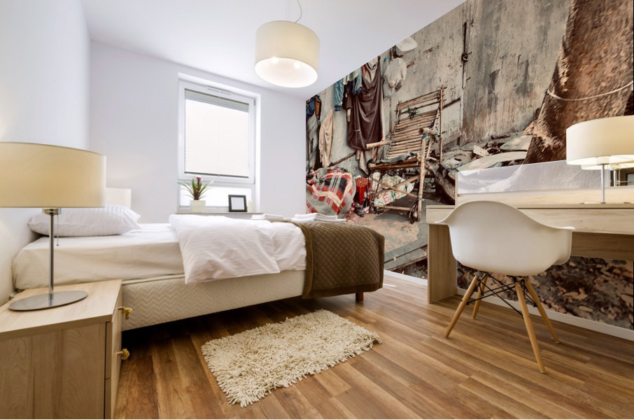 Can You Watch My Seat Mural print