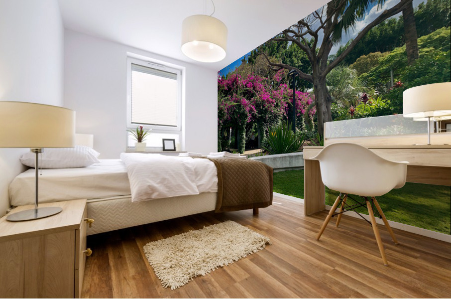 At the Park in Brisbane Mural print