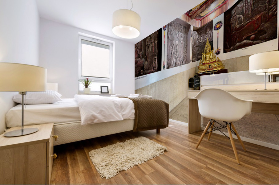 Buddha in the Corner Mural print