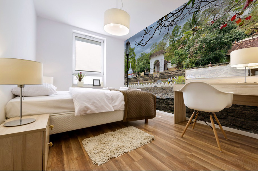 Temple Half Wall Mural print