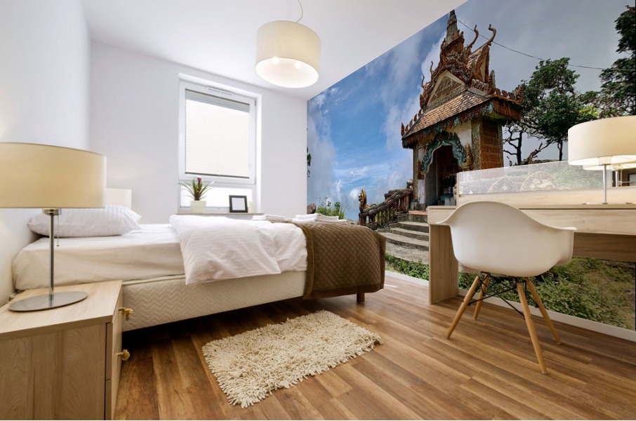 Mini Temple in the Sky Mural print