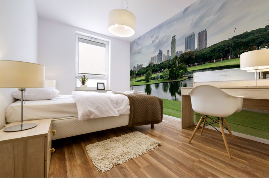 City Park  Lake Manila Mural print