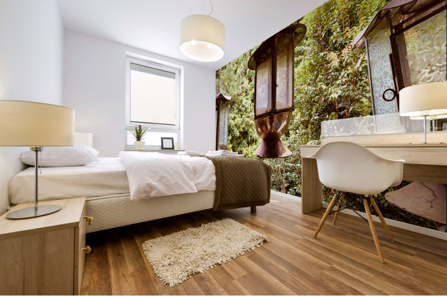 Old Lanterns Mural print