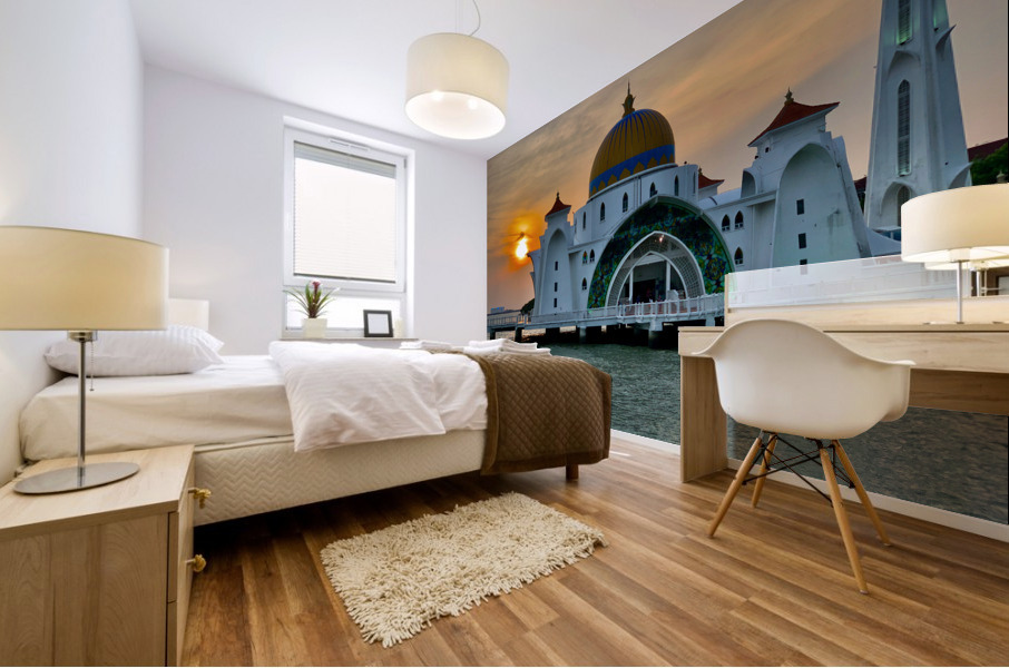 Masjit Selat Mosque Melaka 2 Mural print